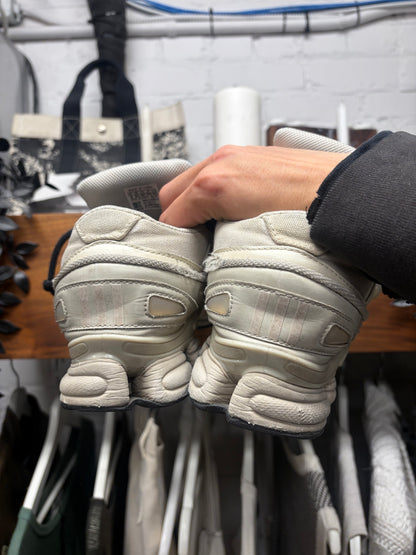 Raf Simons x Adidas Ozweegos V3 Cream White Low Top Sneakers