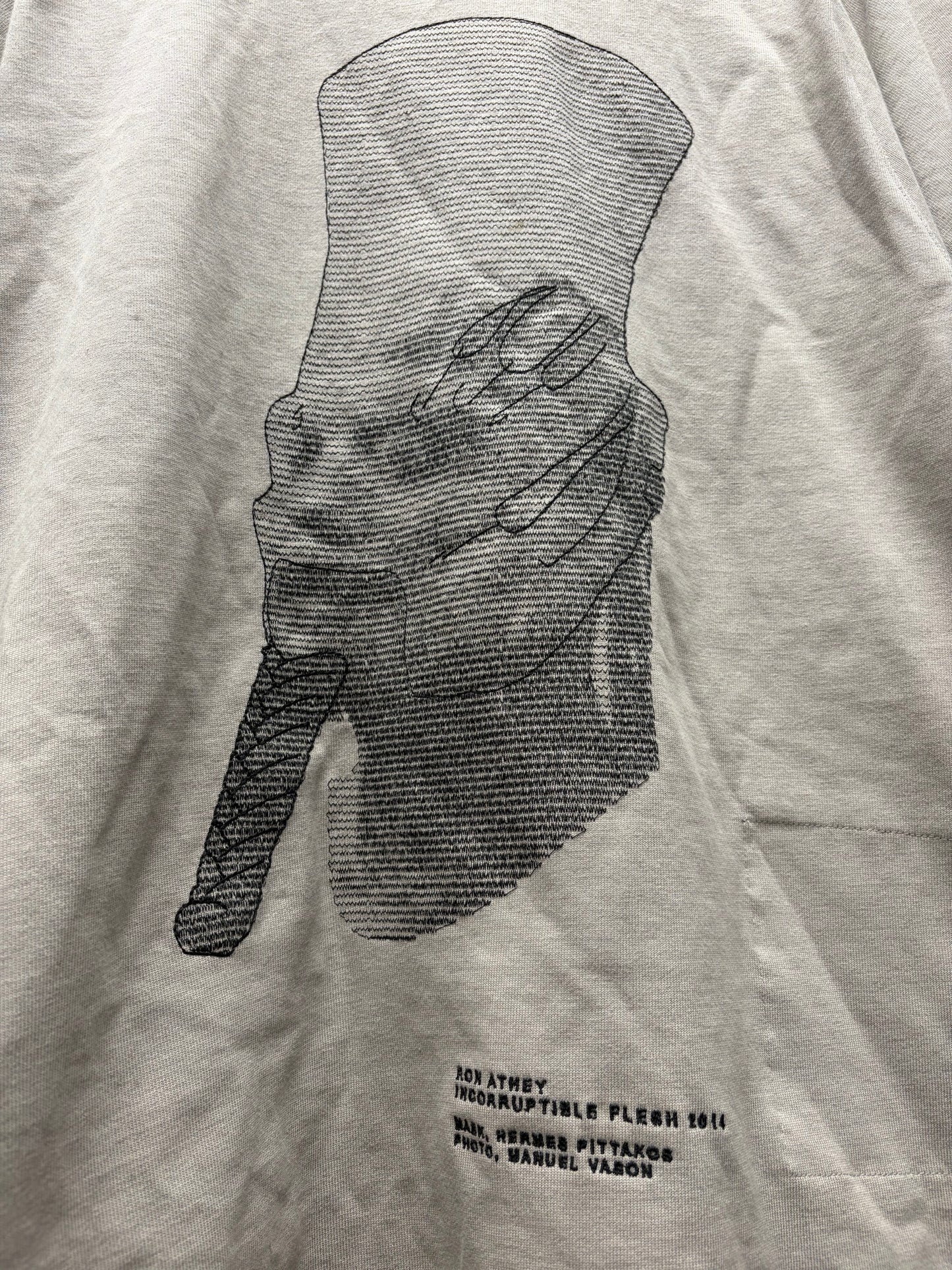 SS2024 Rick Owens ‘Lido’ Jumbo Pearl ‘Ron’ Graphic T-Shirt