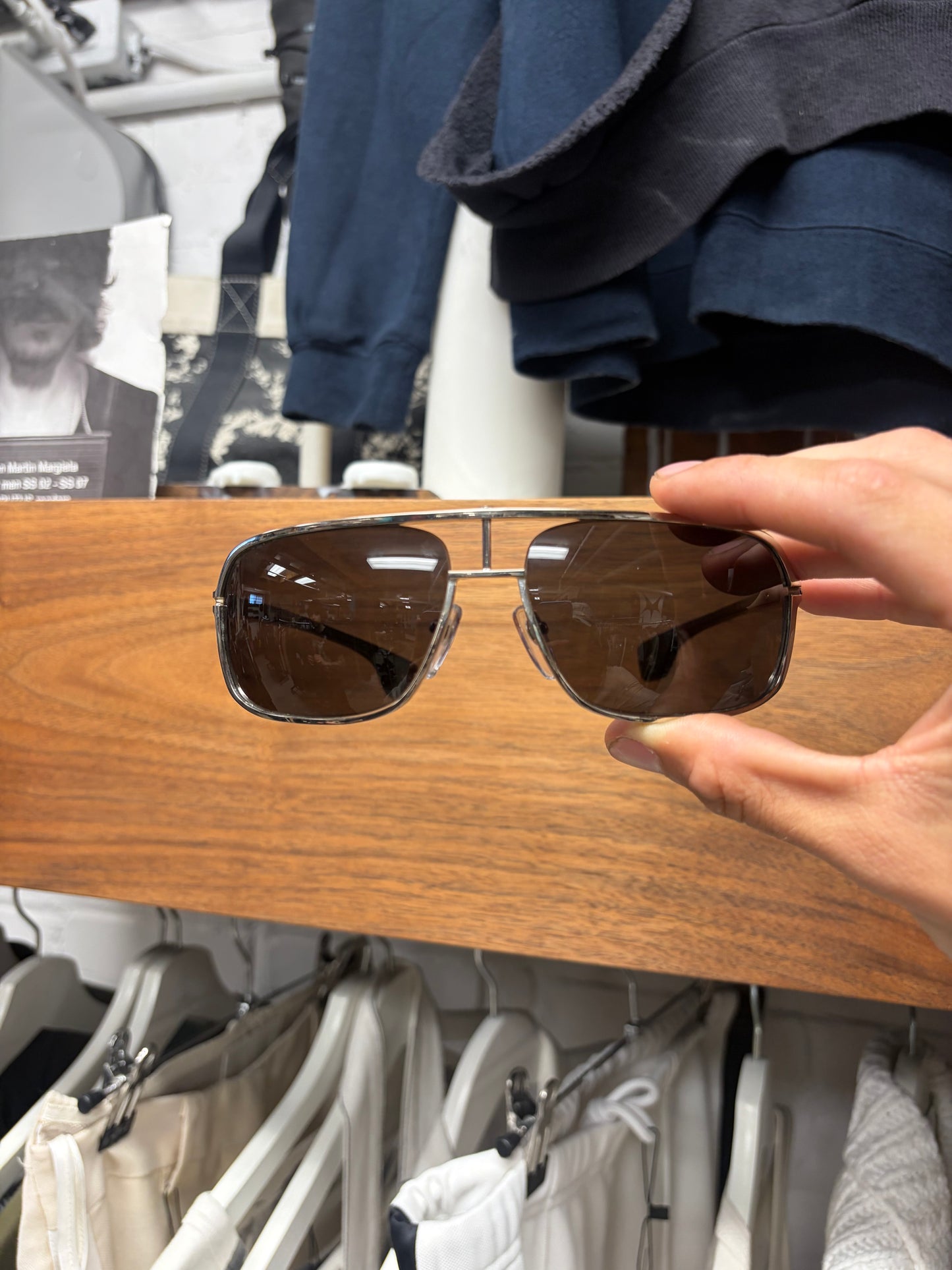Chrome Hearts ‘Morning Wood’ Fleur de Lis 925 Silver Aviator Sunglasses