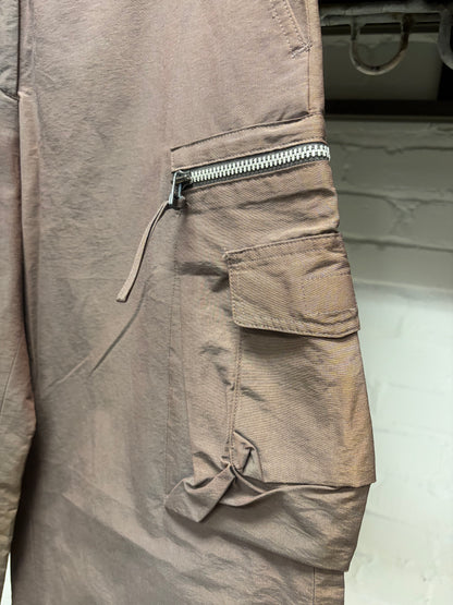 Vintage Jean Paul Gaultier Wide Leg Lightweight Brown Cargo Pants