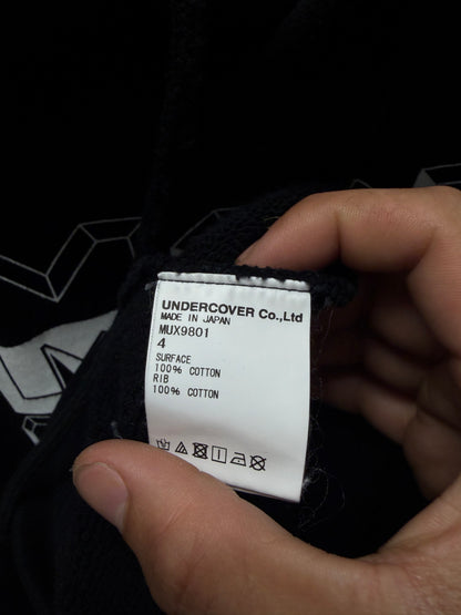 Undercover ‘Madstore’ Black Chest Logo Pullover Hoodie