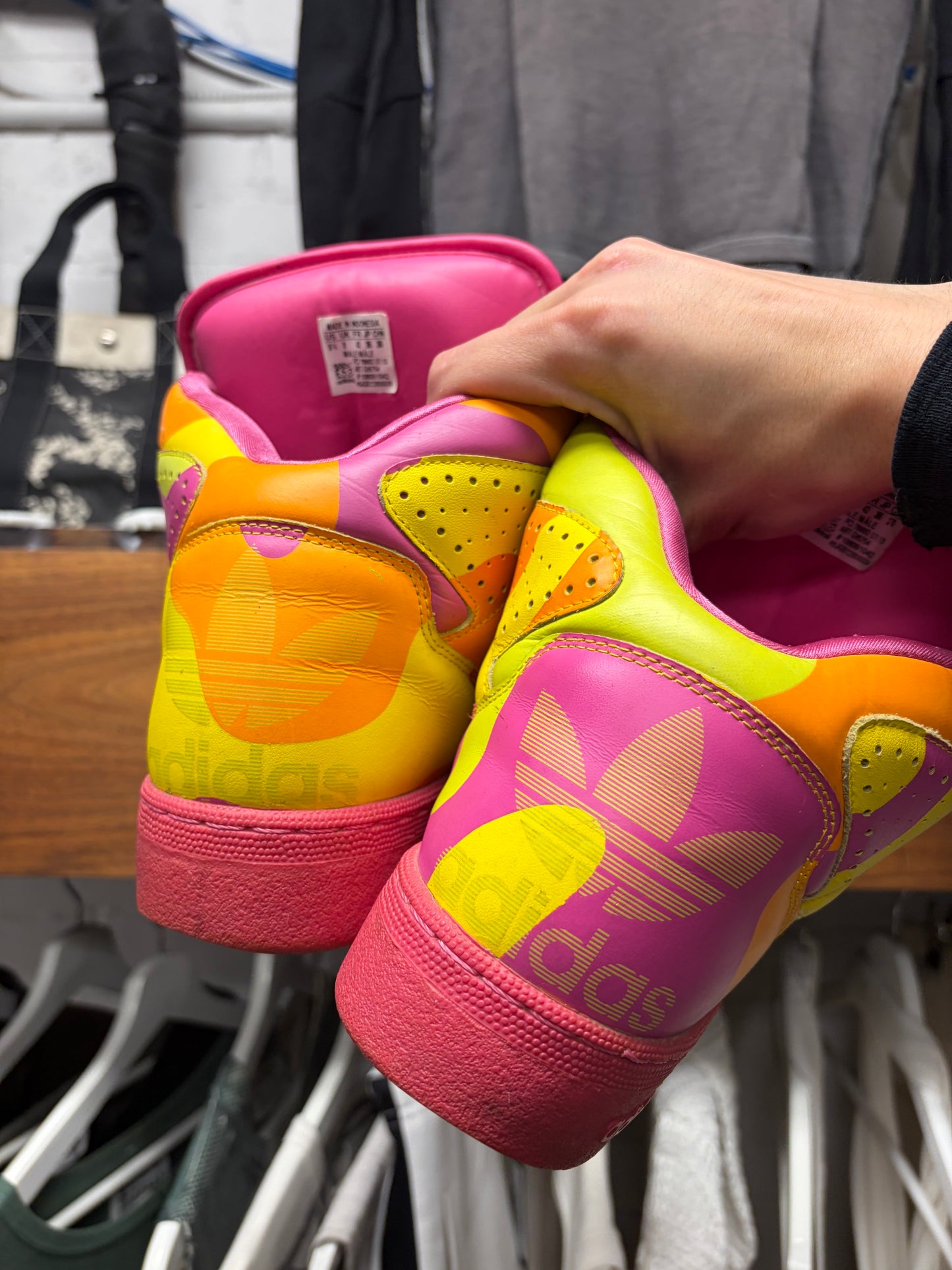 Jeremy Scott x Adidas ‘Instinct’ High Top Sneakers