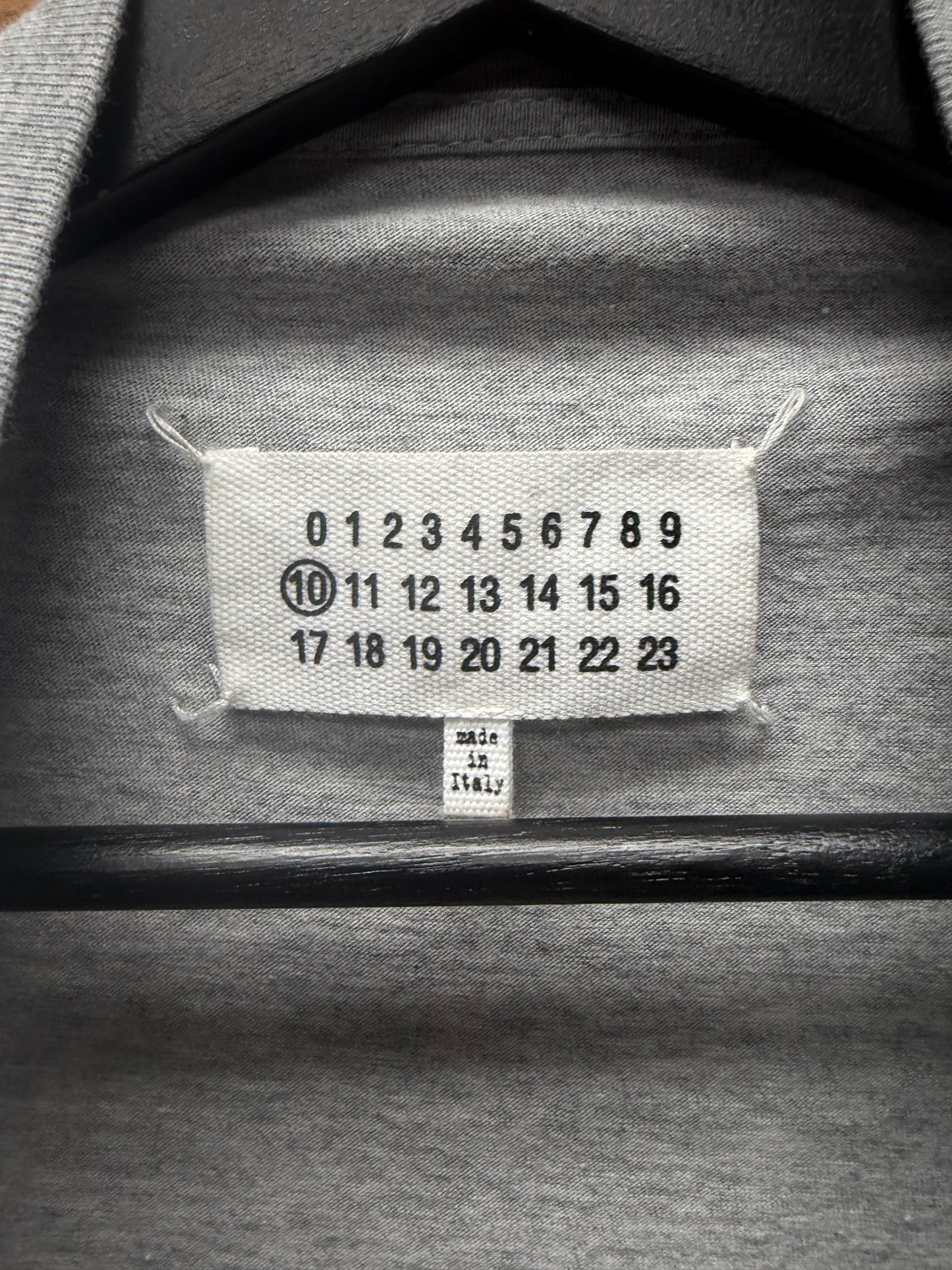 SS2021 Maison Margiela ‘Stamps’ Grey Graphic T-Shirt