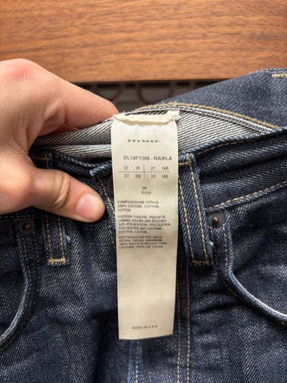Rick Owens ‘Collapse Cut’ USA Made Raw Selvedge Denim
