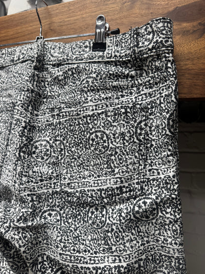 2013 Balenciaga ‘Tapestry’ Full Print Black/White Denim