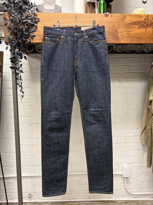 Kapital Raw Indigo Blue Skinny Jeans