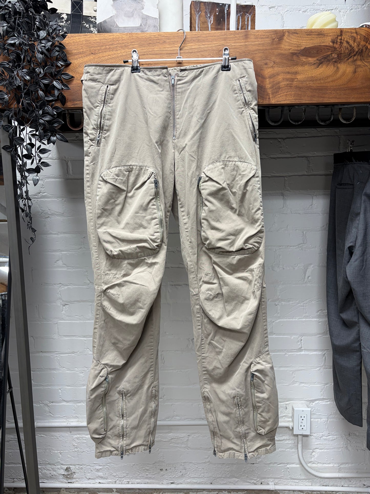 AW1999 Helmut Lang ‘Astro’ 3D Parachute Pocket Cargo Pants
