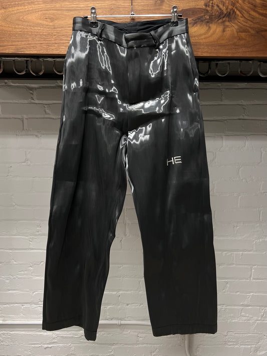 Heliot Emil ‘Liquid Metal’ Silver Pants