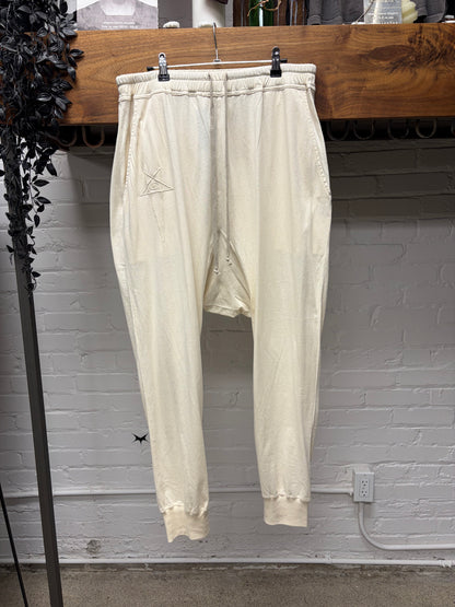 Rick Owens x Champion Milk Drop Crotch Drawstring Pants