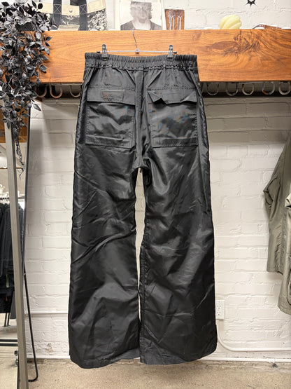 Rick Owens ‘Pusher’ Button Snap Wide Leg Pants
