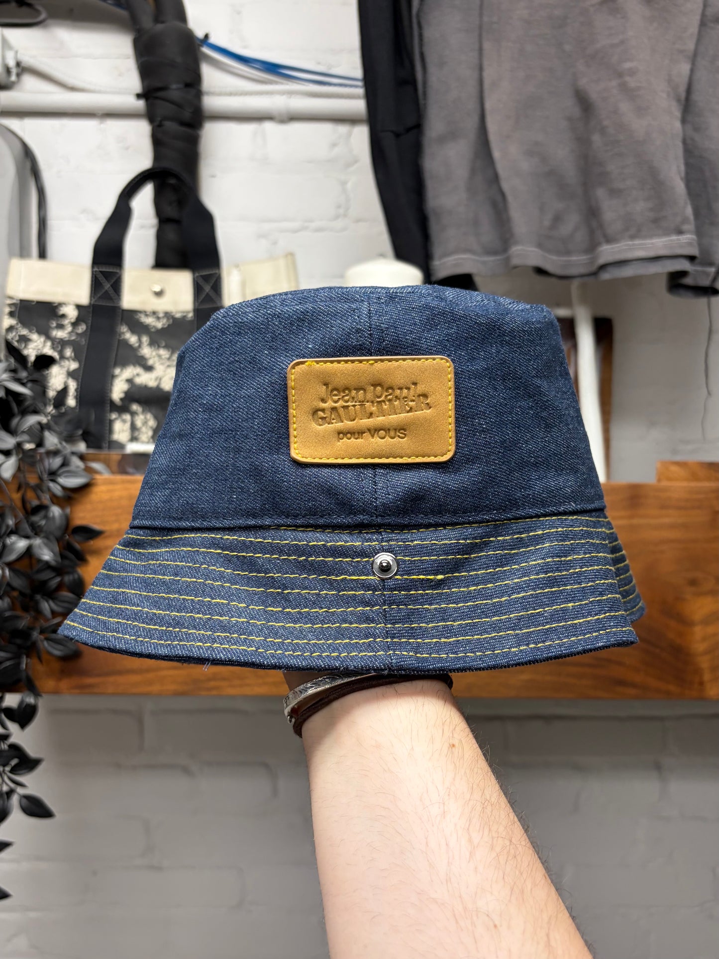 Jean Paul Gaultier Denim Bucket Hat