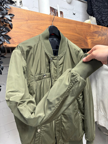 Diesel ‘Brave’ Reversible MA-1 Military Green Bomber Jacket