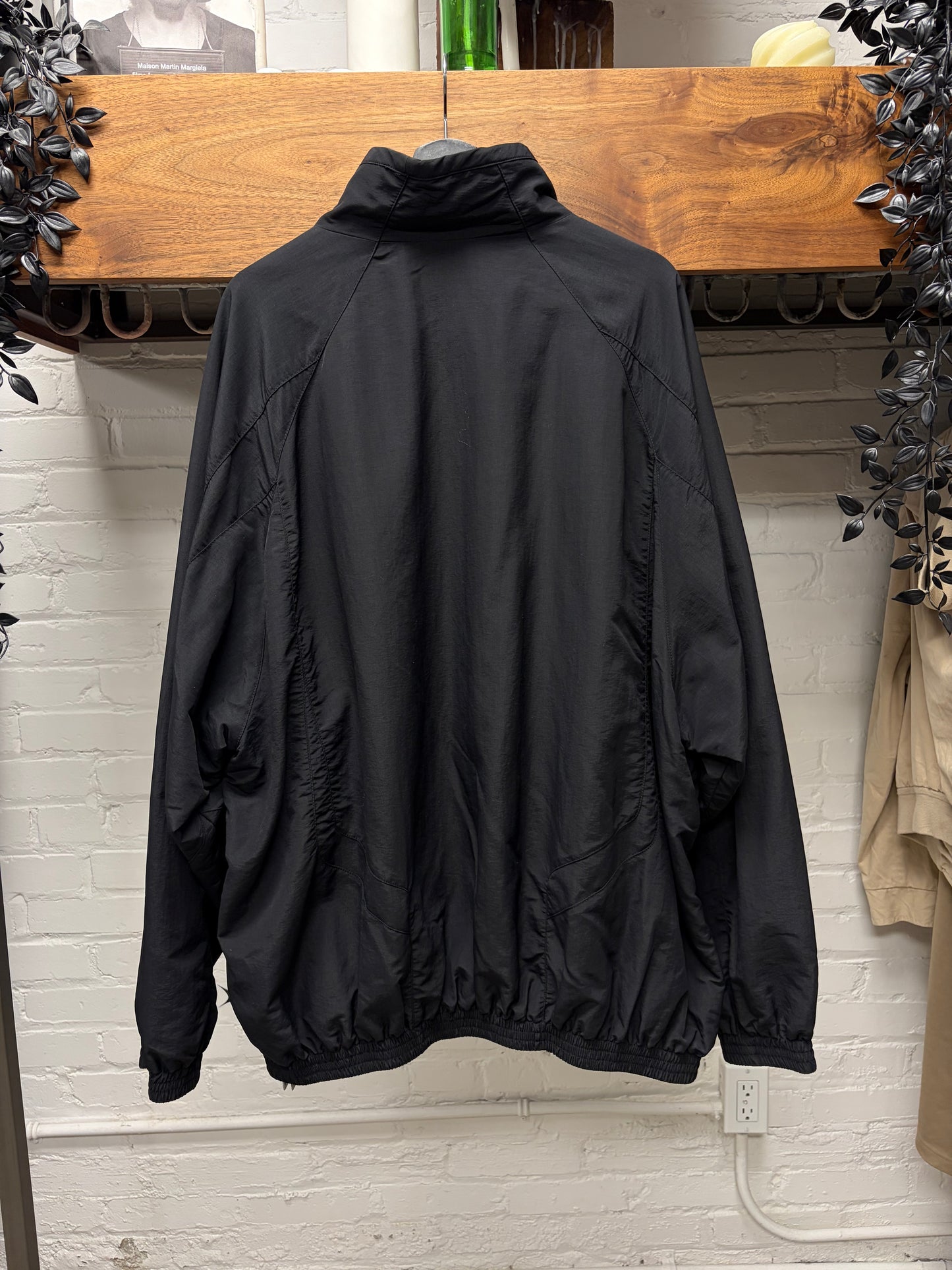 2022 Balenciaga ‘3B Sports Icon Logo’ Black/Red Pullover Track Jacket