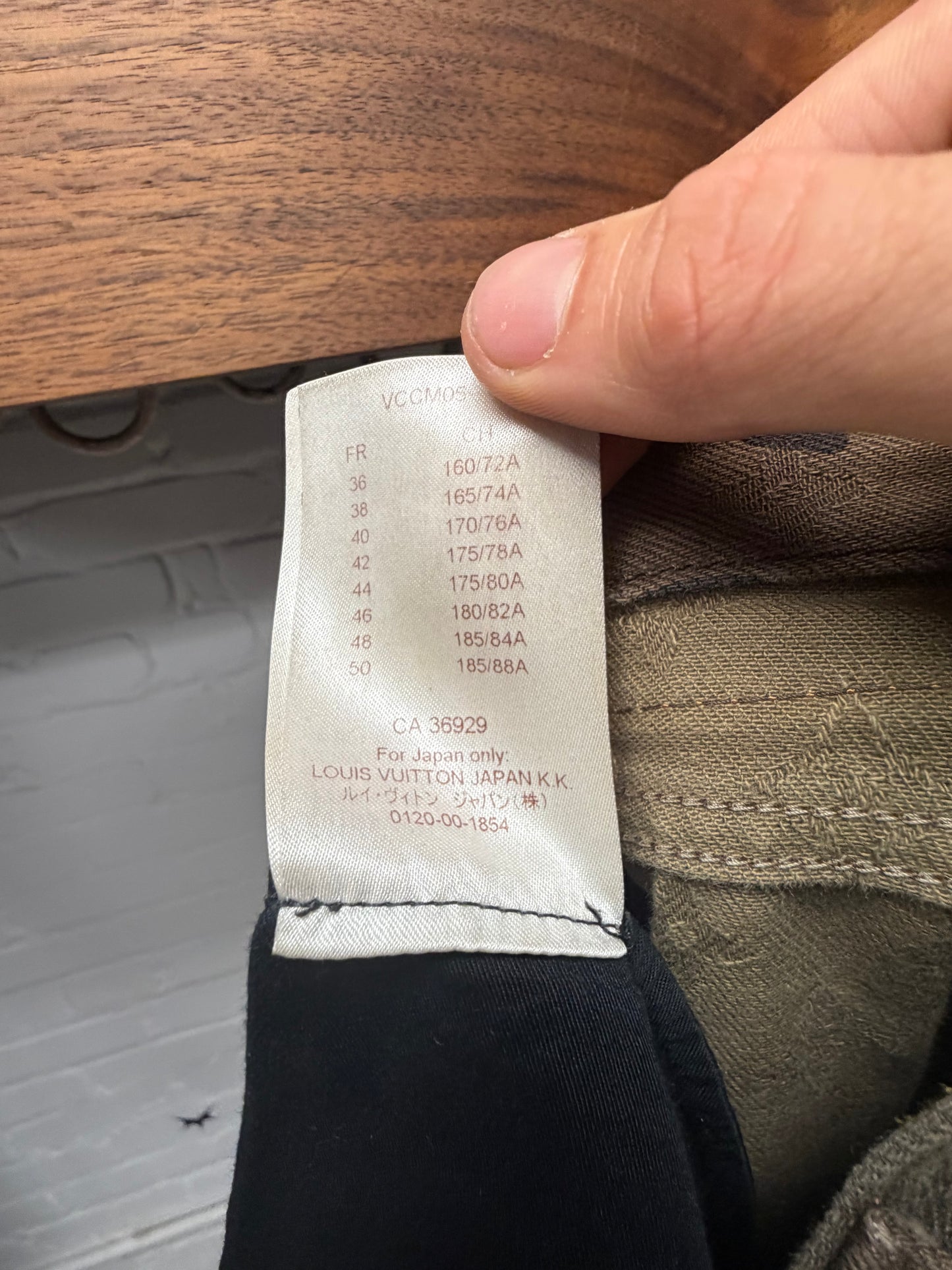 SS2016 Louis Vuitton x Supreme Camoflage Monogram Denim