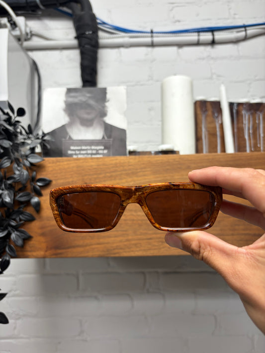 Jacques Marie Mage ‘Rush’ Burlwood Brown Tinted Sunglasses
