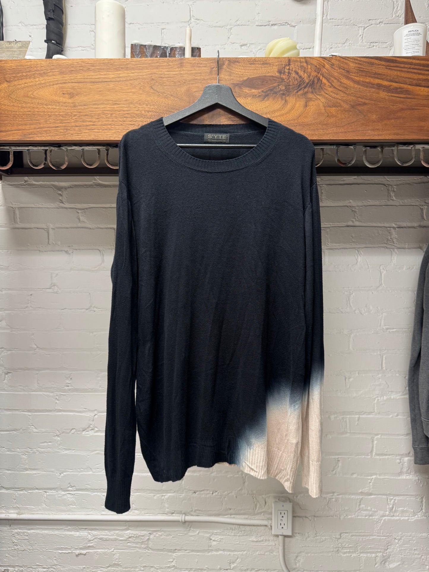 Yohji Yamamoto ‘S’Yte’ Blue/Dip Dyed Knit Sweater