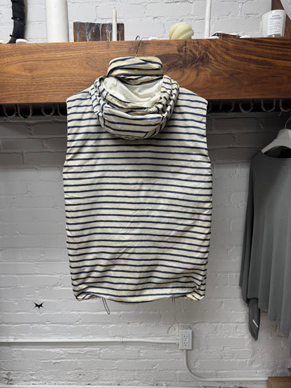 Kapital Striped Packable Hood Vest