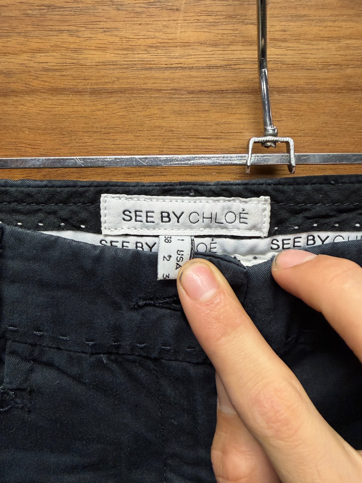 See by Chloe Low Rise Flared Leg Pants