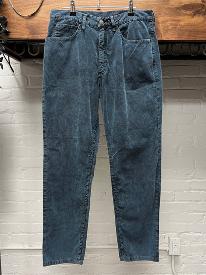 Cav Empt Overdyed Blue Corduroy Pants