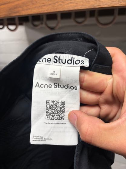 Acne Studios ‘Mended’ Black Wide Leg Denim