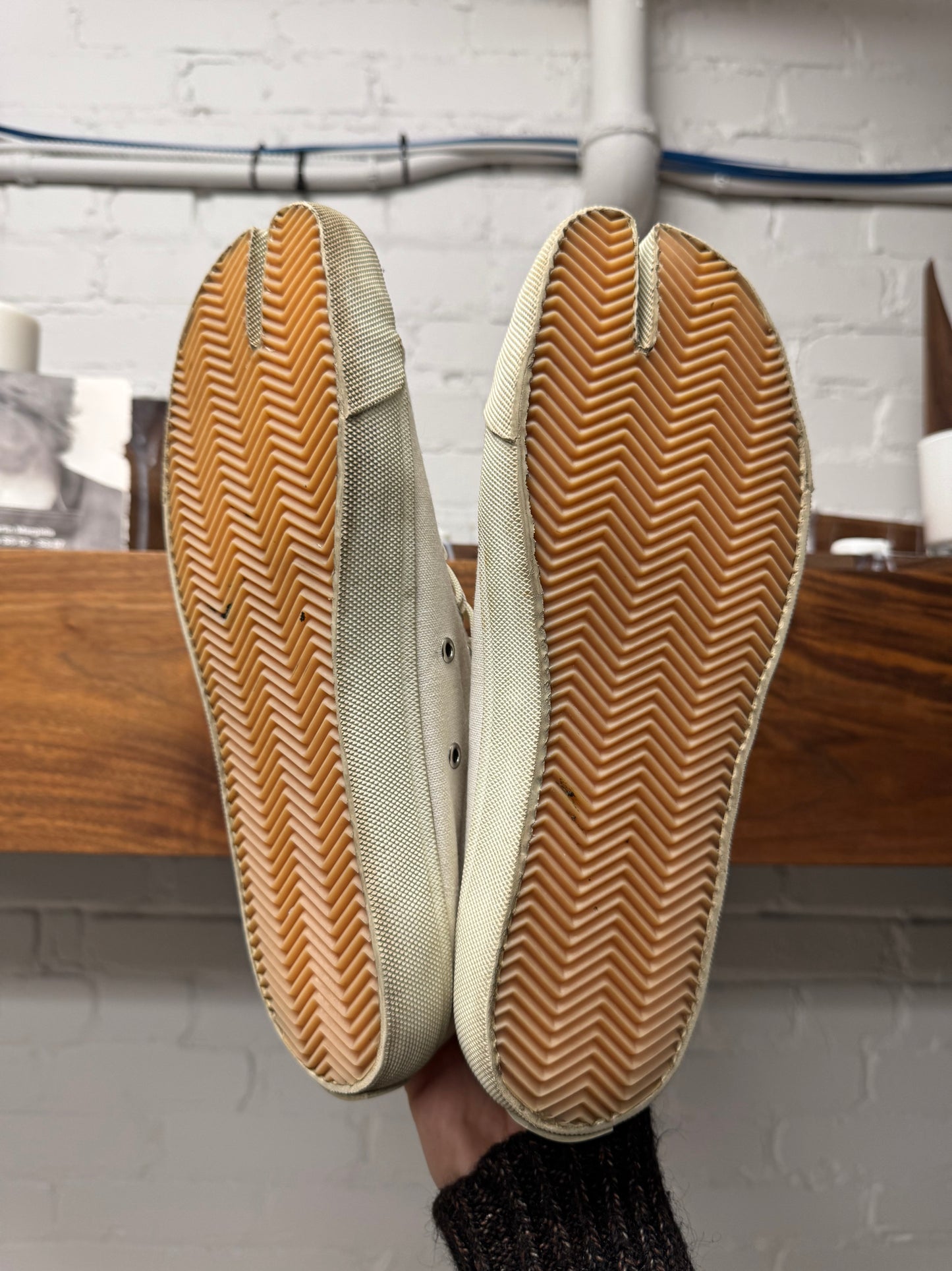 Maison Margiela ‘Tabi’ Split Toe High Top Sneakers