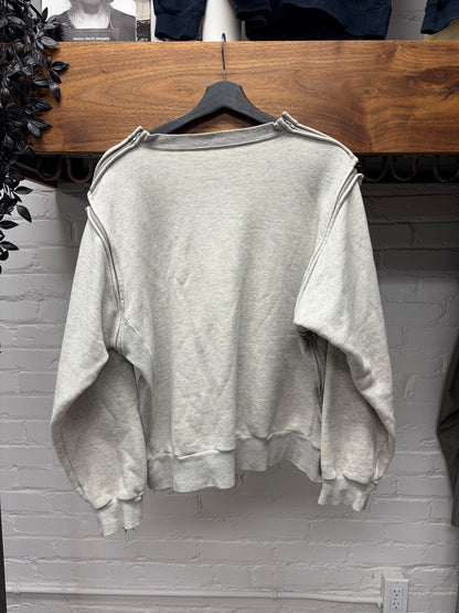 AW1998 Undercover ‘Small Parts’ Interchangable ‘Radical’ Grey Graphic Sweatshirt