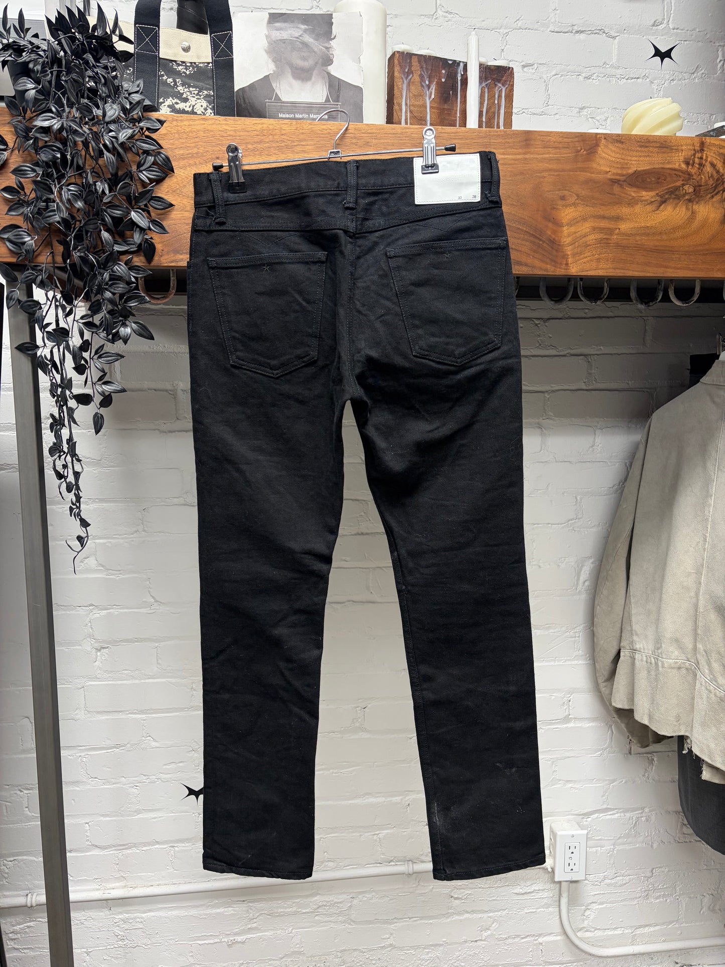 Takahiro Miyashita the Soloist ‘Stars’ Embroidered Black Skinny Jeans