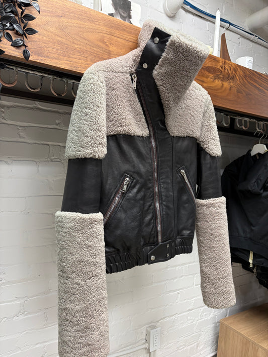AW2020 Rick Owens ‘Performa’ Shearling/Leather ‘Keith’ Jacket