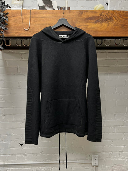Helmut Lang Black Thermal ‘Bondage’ Hoodie