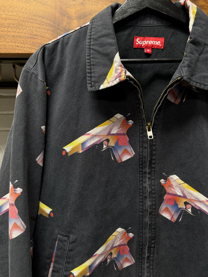 SS16 Supreme x Alessandra Mendini 3D Gun Print Work Jacket