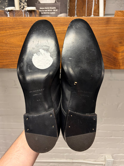 Burberry Wingtip Black Leather Dress Shoes