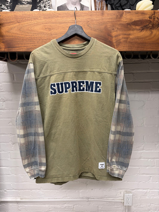 AW2021 Supreme Plaid/Olive Long Sleeve Shirt