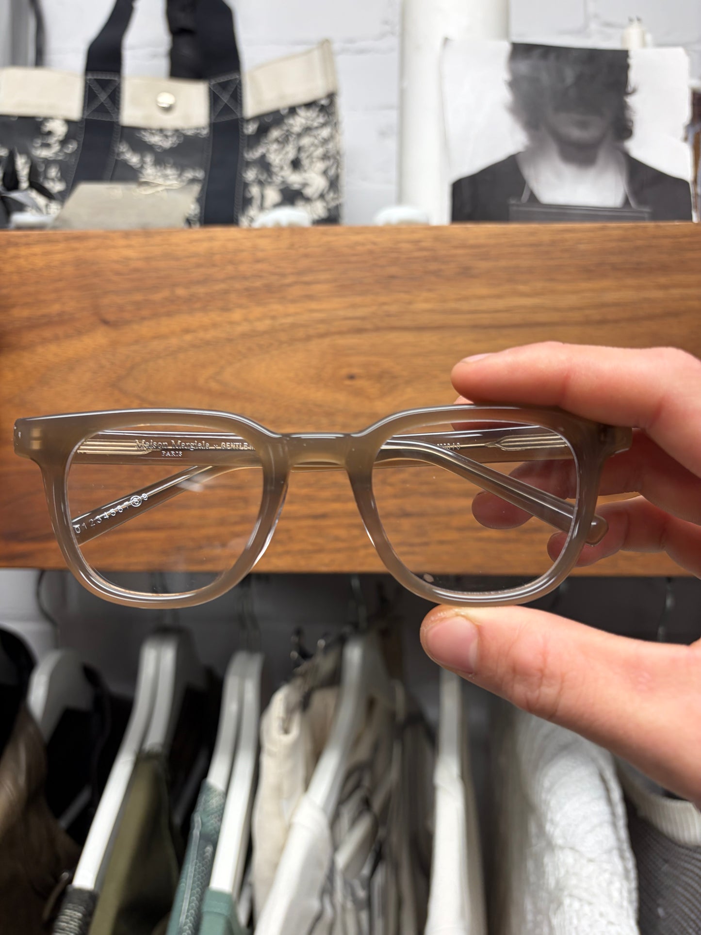Maison Margiela x Gentle Monster ‘MM010’ Translucent Brown Acetate Glasses