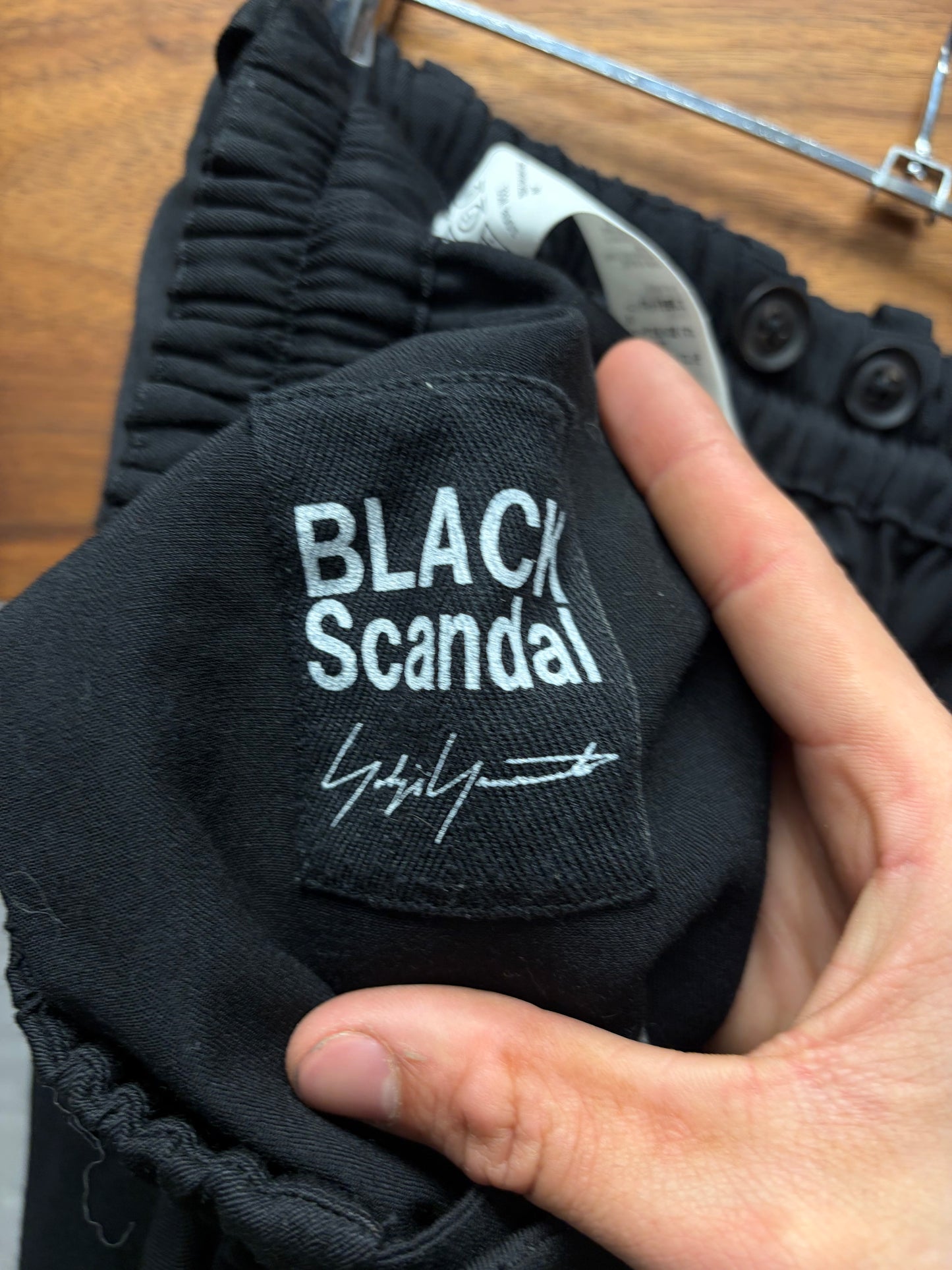 Yohji Yamamoto ‘Black Scandal’ Balloon Cut ‘Sarousel’ Shorts