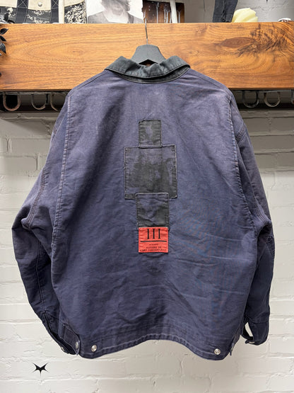 AW2024 Enfants Riches Deprimes ‘Chapitre XXI’ Purple Patchwork Moleskin Work-Jacket