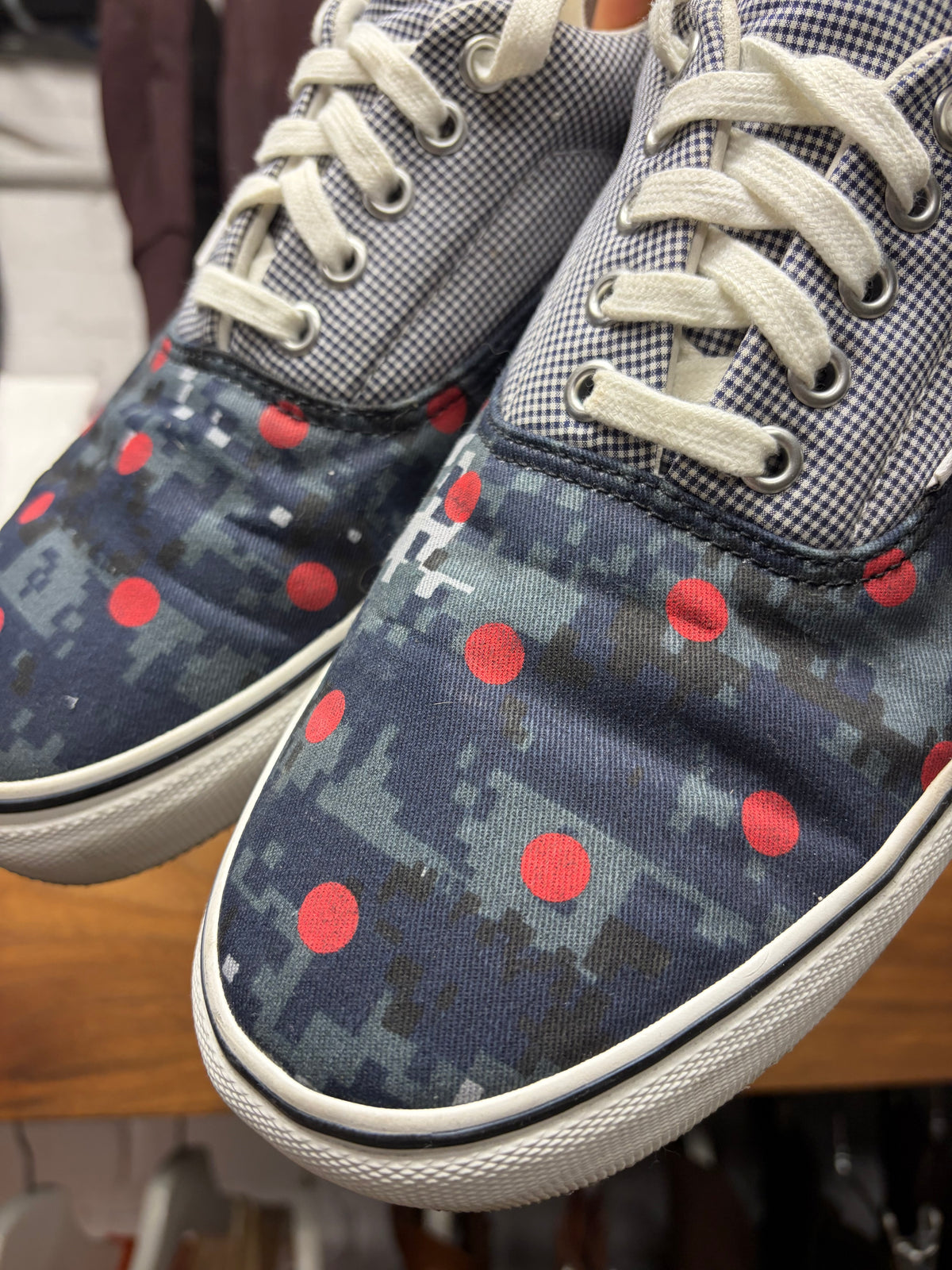 SS2013 Supreme x Comme des Garçons Shirt x Vans 'Digital Camo' Low Top Sneakers