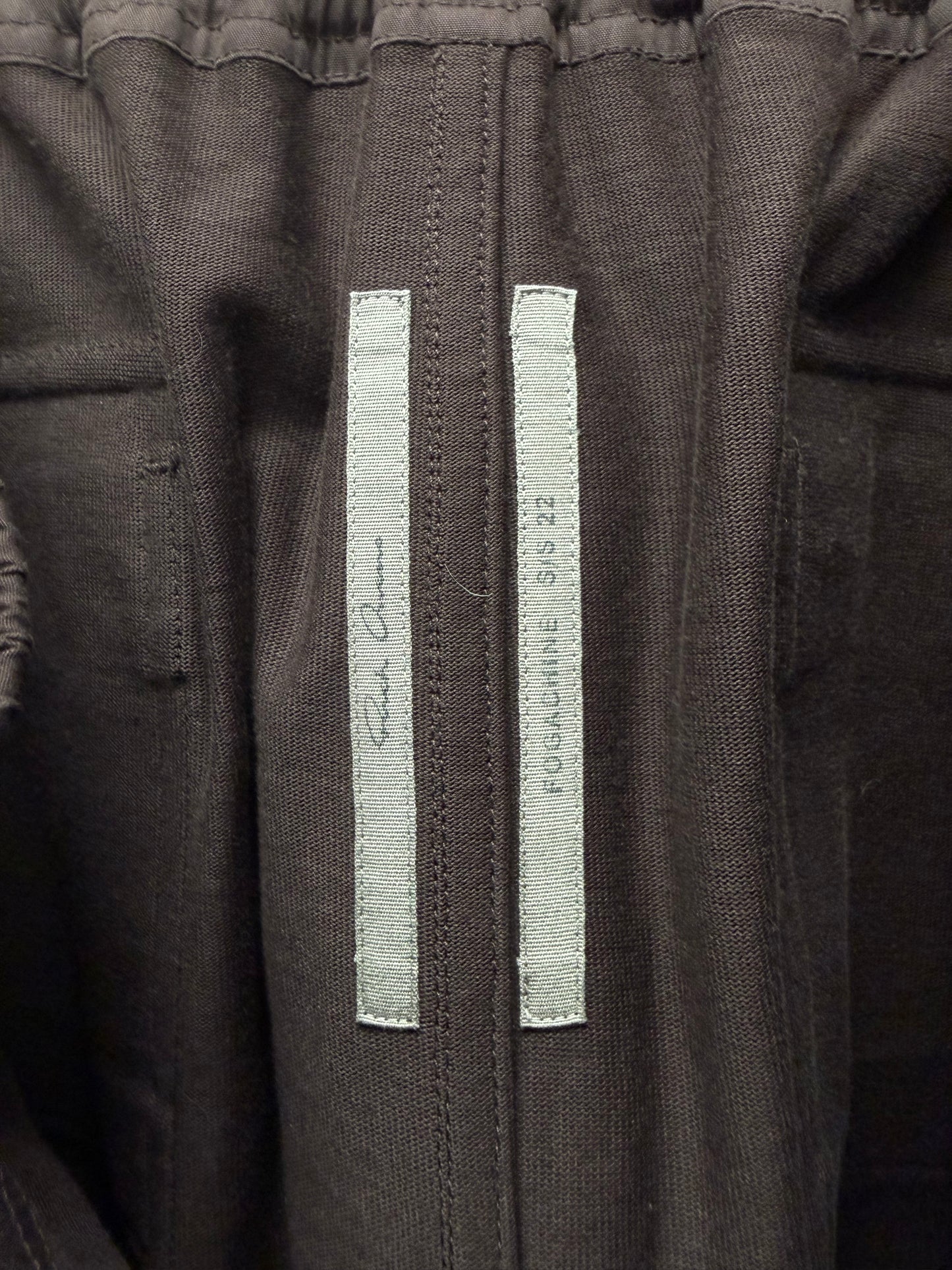 SS2022 Rick Owens ‘Fogachine’ Oxblood Red Drawstring Cargo Joggers