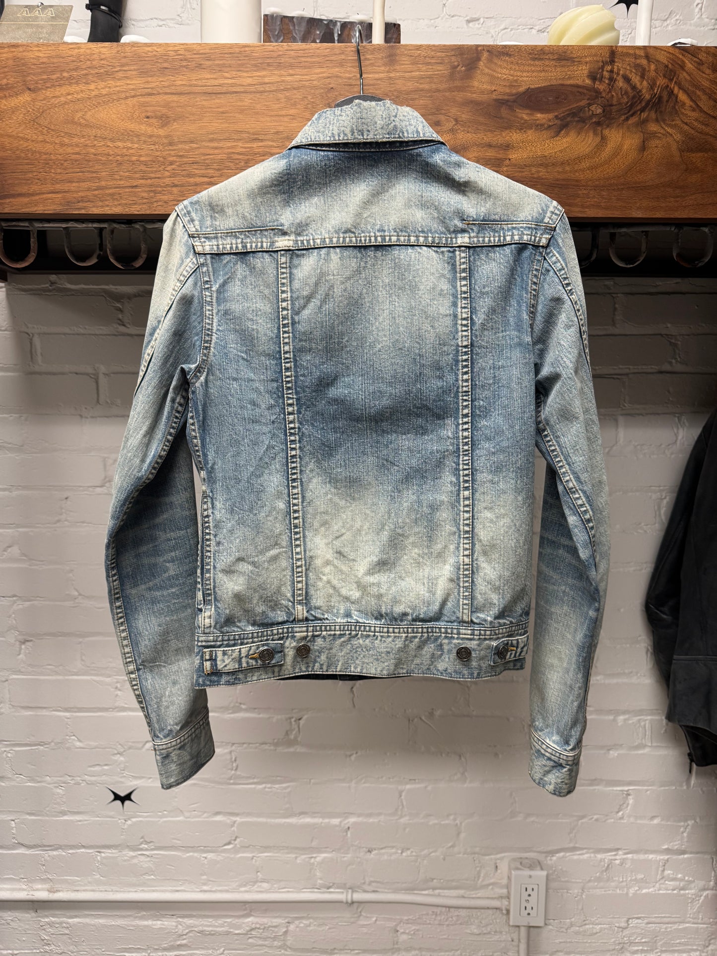 Dior Homme by Kris Van Assche ‘Light Wash Blue’ Denim Trucker Jacket