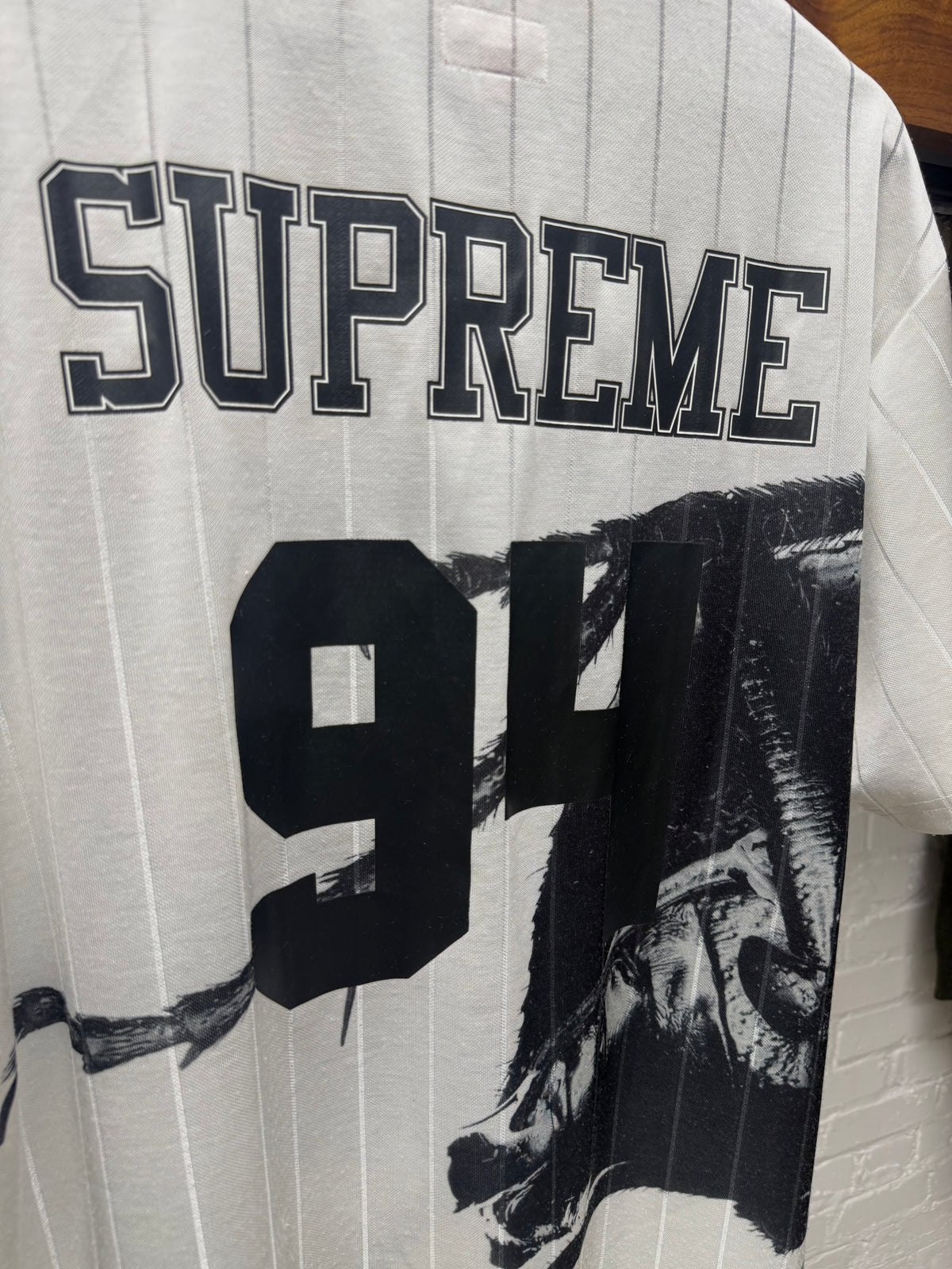 SS2021 Supreme ‘Massive Attack’ White Soccer Jersey