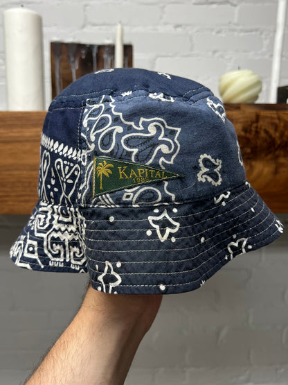 Kapital Paisley Patchwork Bandanna Bucket Hat