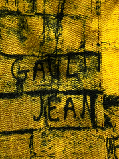 AW1997 Jean Paul Gaultier ‘Fight Racism’ Brick Denim Skirt