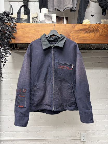 AW2024 Enfants Riches Deprimes ‘Chapitre XXI’ Purple Patchwork Moleskin Work-Jacket