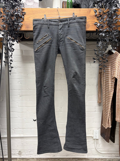 L.G.B. ‘Wolf Cut’ Flared Leg Grey Skinny Denim