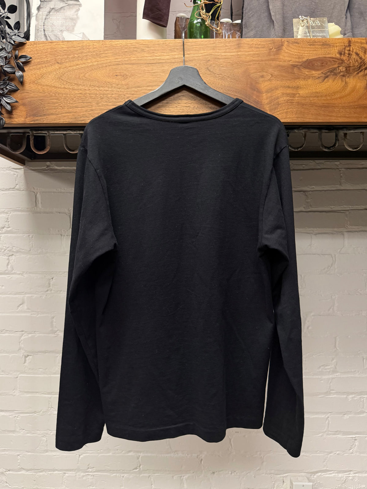 Chrome Hearts GRP Black Embroidered Logo Long Sleeve Shirt