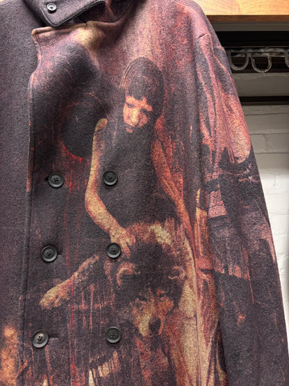 AW2022 Yohji Yamamoto x Bekinski Double Breasted Wool Full Length Coat