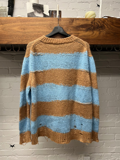 Acne Studios Alpaca/Mohair Striped Knit Sweater