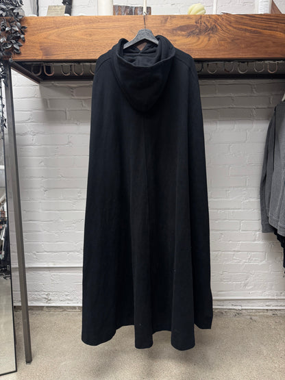 2022 Saint Laurent Hooded Cotton Cape