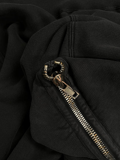 Rick Owens ‘Gimp’ Full Zip Cargo Back Hoodie