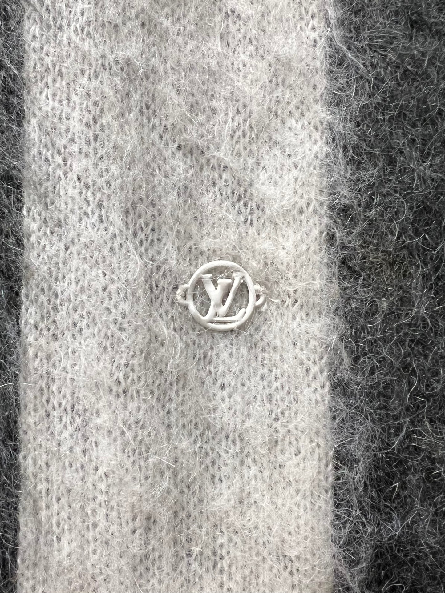 AW19 Louis Vuitton by Virgil Abloh Mohair ‘Flag’ Knitted Sweater