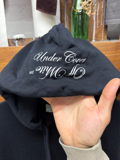 2019 Undercover x Off White ‘Skeleton RVRS’ Black/Red Graphic Hoodie